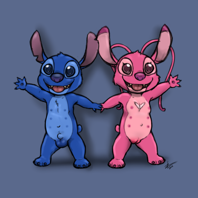 angel (lilo and stitch)+experiment (species)+stitch