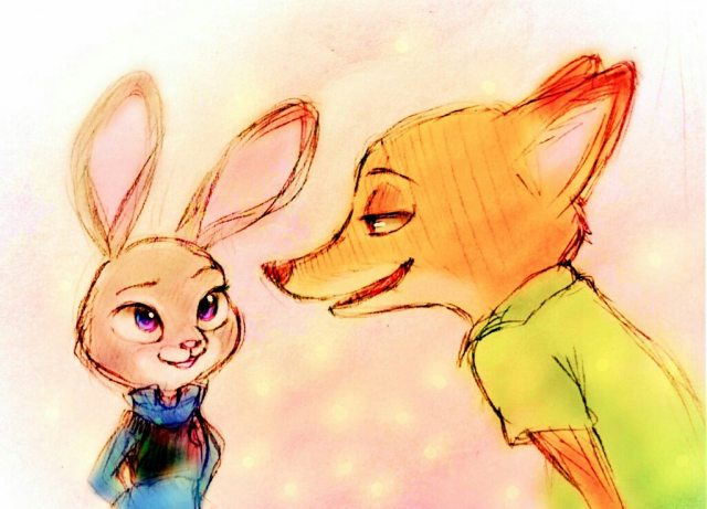 judy hopps+nick wilde