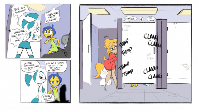 callie briggs+jenny wakeman+joy+joy (inside out)