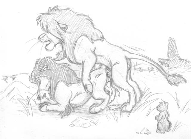 scar (the lion king)+simba