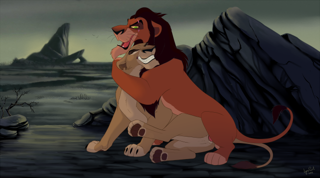 scar (the lion king)+zira