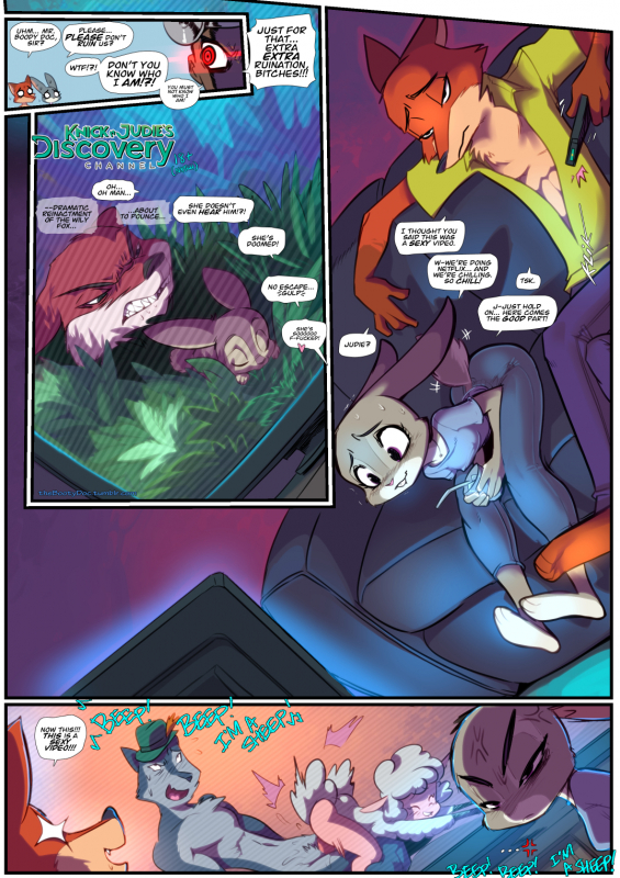 judy hopps+leggy lamb+nick wilde