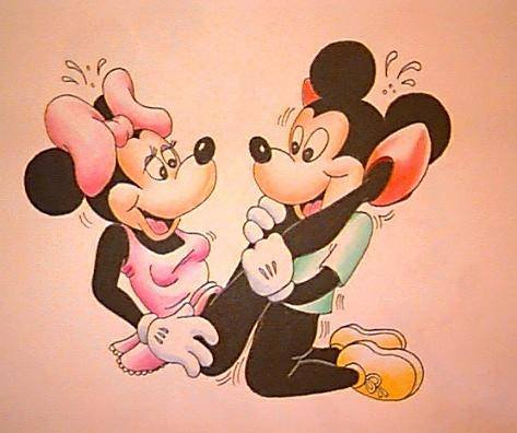 mickey mouse+minnie mouse