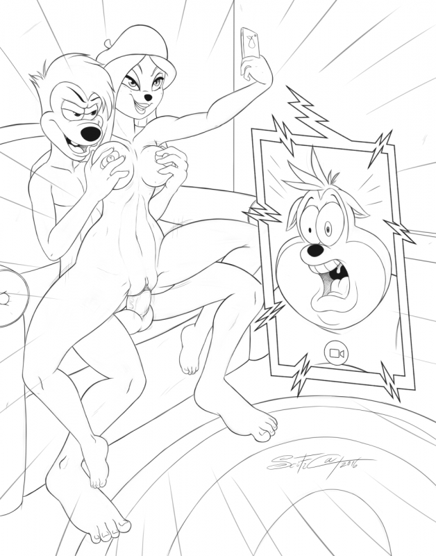 beret girl+max goof+pj