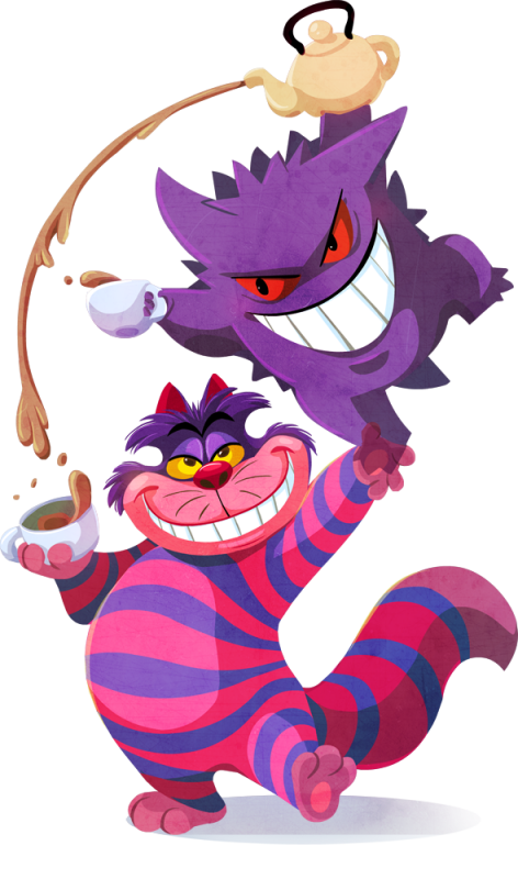 cheshire cat+gengar