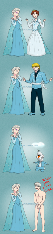 anna (frozen)+elsa (frozen)+jack frost (rise of the guardians)+kristoff (frozen)+olaf (frozen)