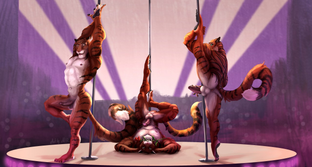 stripper tiger (zootopia)