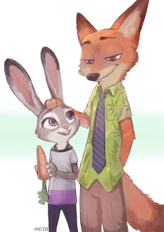 judy hopps+nick wilde