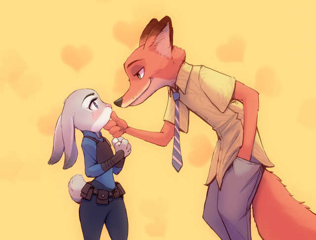 judy hopps+nick wilde