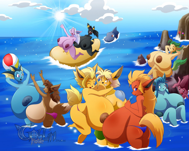 eevee+eeveelution+espeon+flareon+glaceon+jolteon+leafeon+original character+umbreon+vaporeon