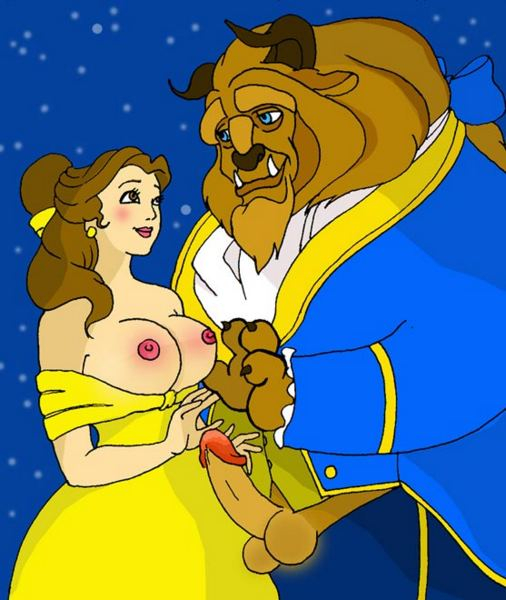 beast (disney)+belle