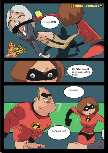 helen parr+mirage (the incredibles)+robert parr