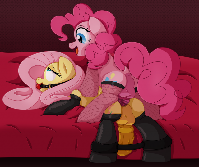 fluttershy (mlp)+pinkie pie (mlp)