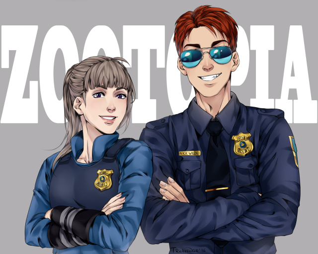 judy hopps+nick wilde