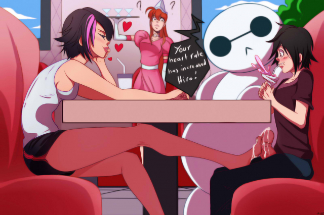 baymax+gogo tomago+hiro hamada