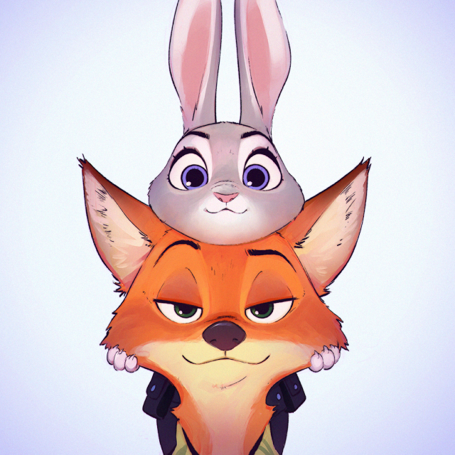 judy hopps+nick wilde