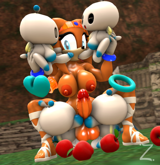 chaos (sonic)+tikal the echidna