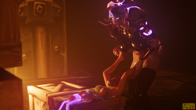 draenei+eredar+jaelaani+mythiyell+night elf+original character