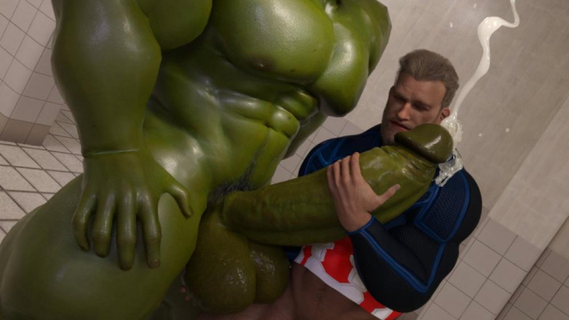 captain america+hulk