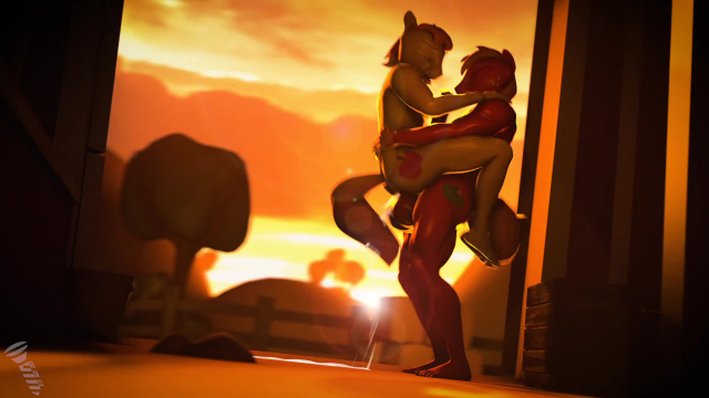 big macintosh (mlp)+braeburn (mlp)