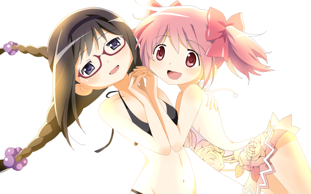 akemi homura+kaname madoka