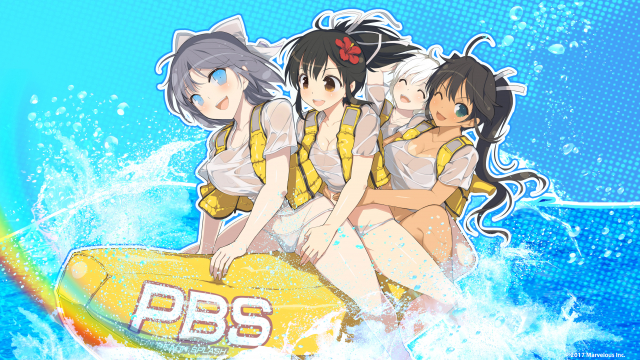 asuka (senran kagura)+homura (senran kagura)+miyabi (senran kagura)+yumi (senran kagura)