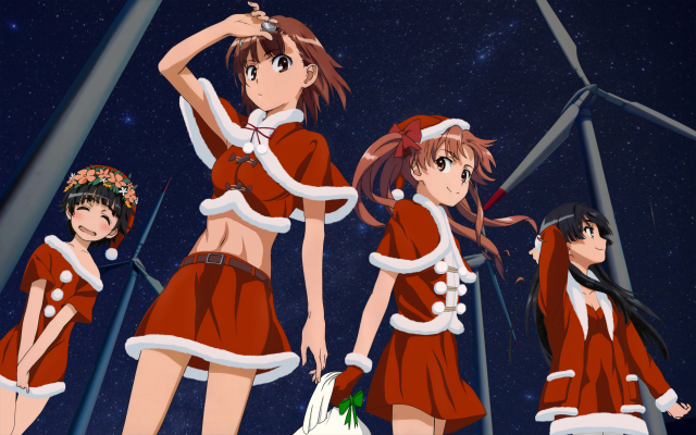 misaka mikoto+saten ruiko+shirai kuroko+uiharu kazari