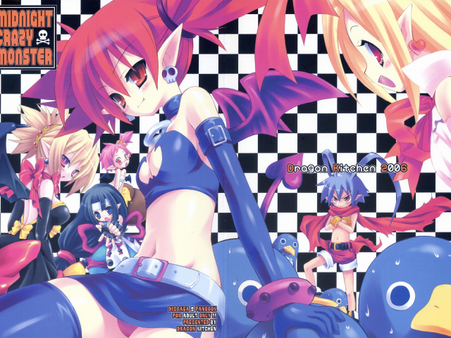 etna+flonne+hanako+laharl+prinny+rozalin+yukimaru