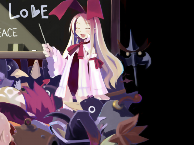 carter (disgaea)+flonne+flonne (fallen angel)+longinus (disgaea)+maderas (disgaea)+prinny+vulcanus (disgaea 1)