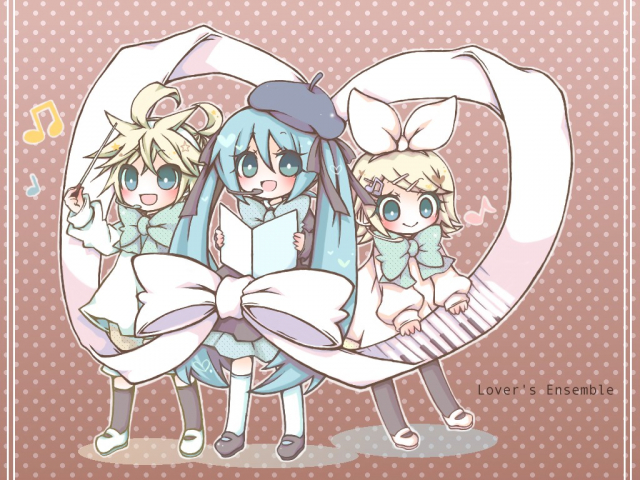 hatsune miku+kagamine len+kagamine rin