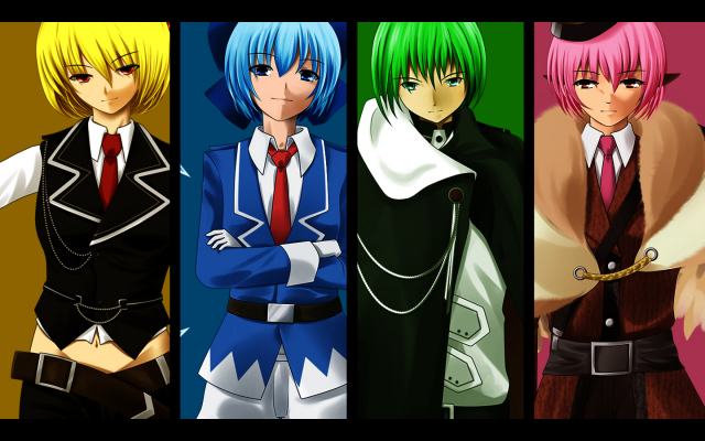 cirno+mystia lorelei+rumia+wriggle nightbug