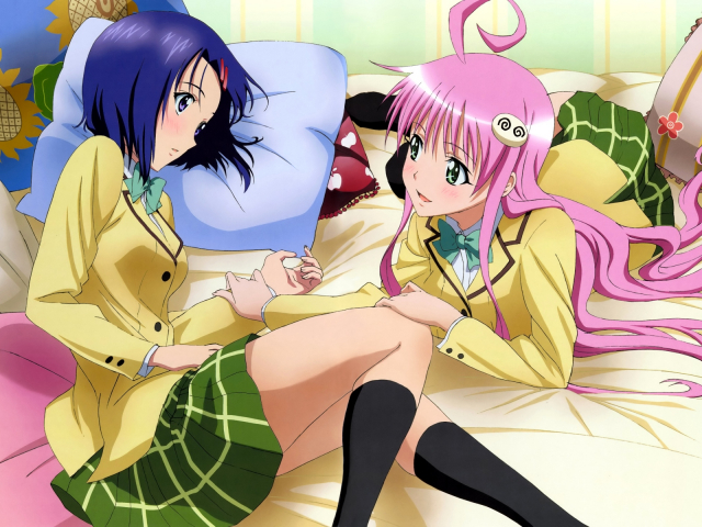 lala satalin deviluke+peke+sairenji haruna