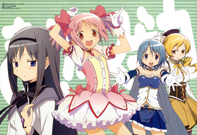 akemi homura+kaname madoka+miki sayaka+tomoe mami