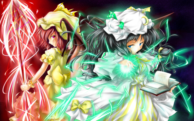 patchouli knowledge+remilia scarlet