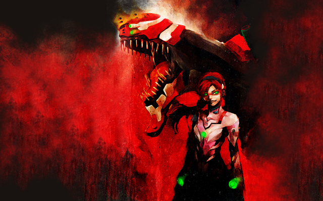 eva 02+makinami mari illustrious