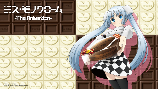miss monochrome (character)+rus-chan