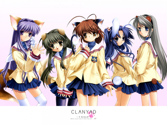 fujibayashi kyou+furukawa nagisa+ibuki fuuko+ichinose kotomi+sakagami tomoyo