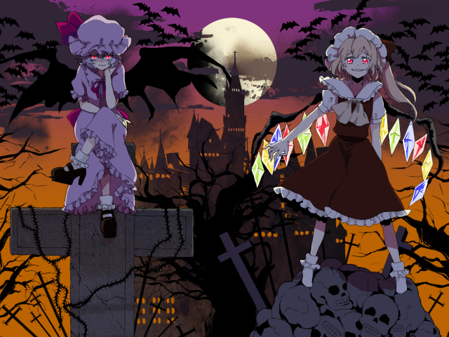 flandre scarlet+remilia scarlet