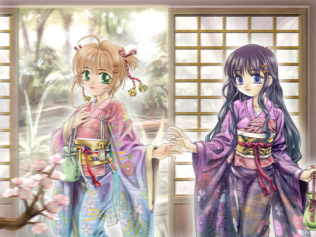 daidouji tomoyo+kinomoto sakura