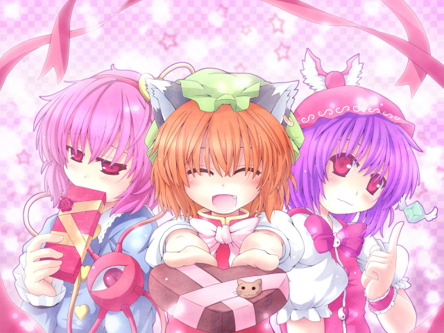 chen+komeiji satori+mystia lorelei