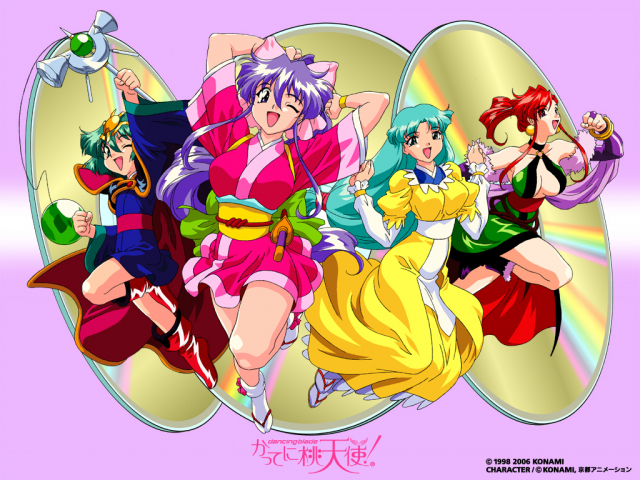 kijime (dancing blade)+momohime (dancing blade)+nayotake (dancing blade)+oinu (dancing blade)