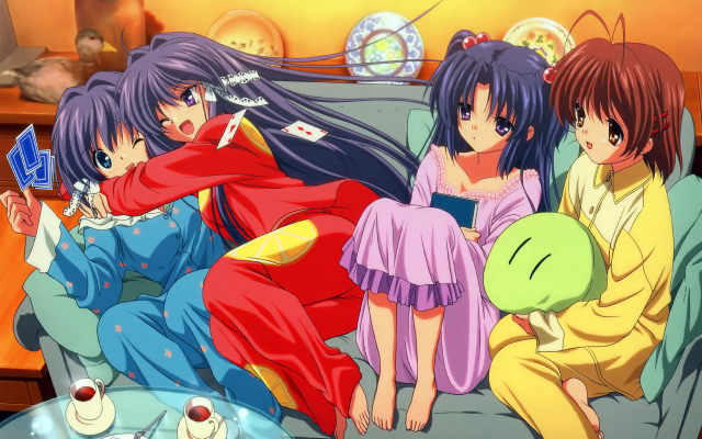 fujibayashi kyou+fujibayashi ryou+furukawa nagisa+ichinose kotomi