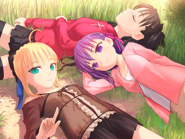 artoria pendragon (all)+matou sakura+saber+tohsaka rin