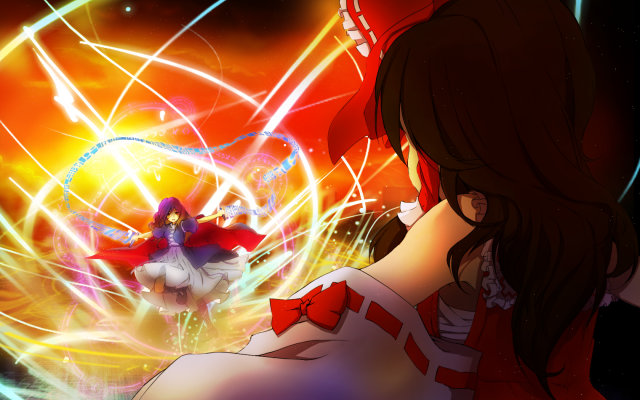 hakurei reimu+hijiri byakuren