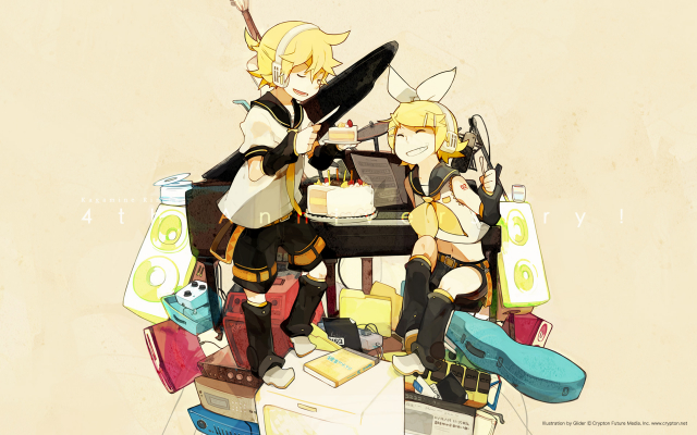 kagamine len+kagamine rin