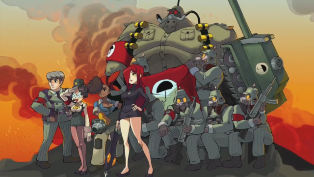 adam kapowski+black egrets+krieg (skullgirls)+molly (skullgirls)+panzerfaust (skullgirls)+parasoul (skullgirls)+roxie (skullgirls)