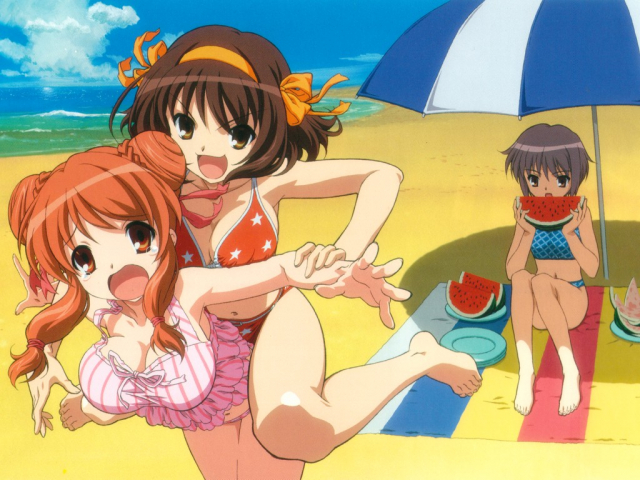 asahina mikuru+nagato yuki+suzumiya haruhi