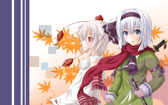 inubashiri momiji+konpaku youmu