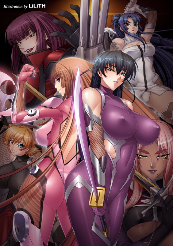 igawa asagi+igawa sakura+ingrid (taimanin asagi)+ingrid (taimanin murasaki)+koukawa asuka+oboro (taimanin asagi)+yatsu murasaki