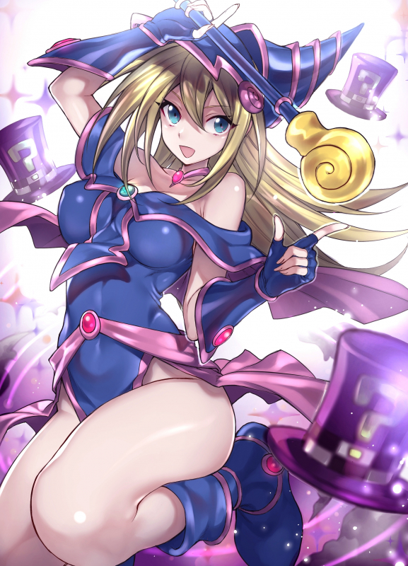 dark magician girl+magical hats